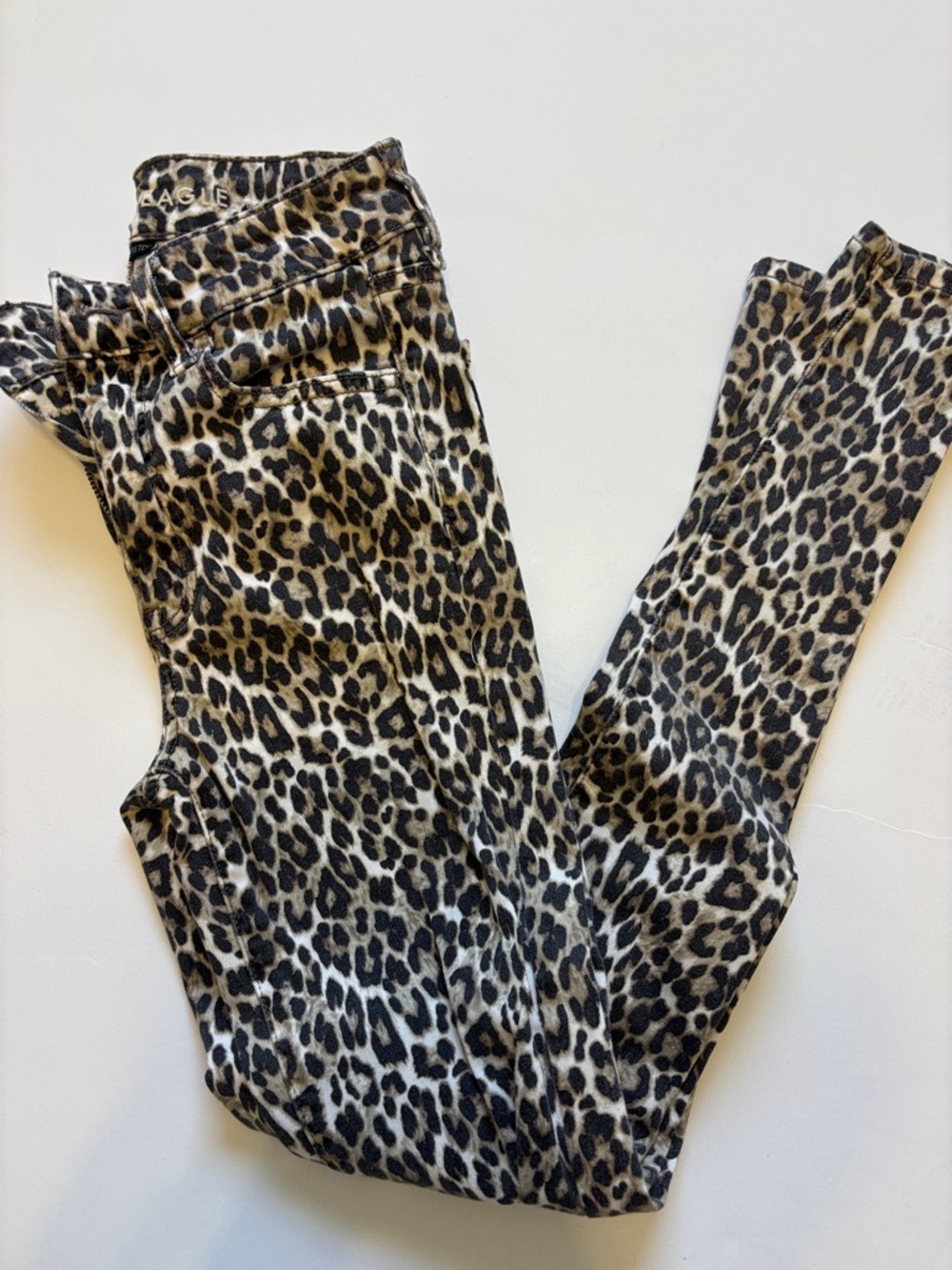 American Eagle Outfitters Leopard Print Skinny Jeans